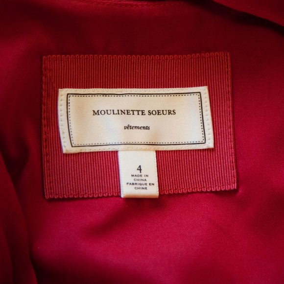 Beautiful Red Dress - Shell 100% Silk - Picture 3 of 3
